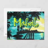 Mahalo Sunset Briefkaart (Voorkant / Achterkant)