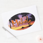 Mahalo Sunset Sticker (Envelop)