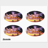 Mahalo Sunset Sticker (Vel)