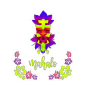 Mahalo Tiki Style T-shirt