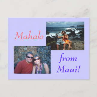 Mahalo, van Maui! Briefkaart