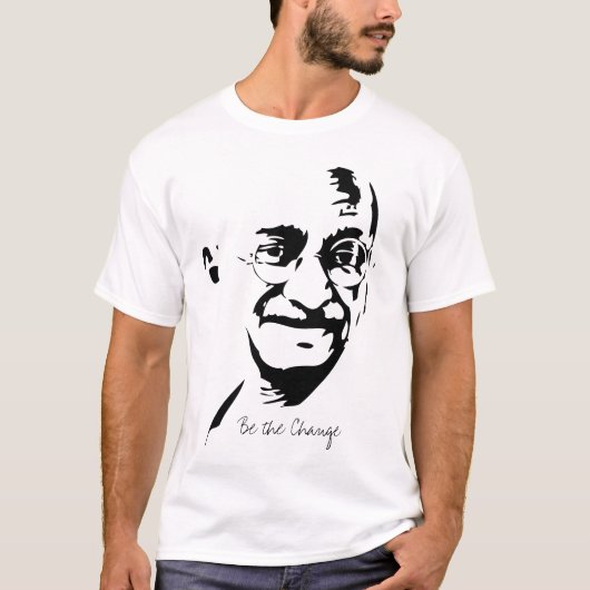 Mahatma Gandhi big T-Shirt (Voorkant)