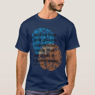 Mahatma Gandhi citaten over rechtvaardigheid vinta T-shirt