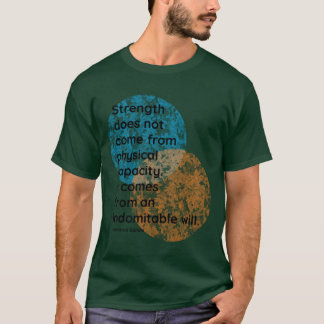 Mahatma Gandhi Kracht Quotes vintage T-shirt