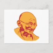 Mahatma Gandhi Portrait Briefkaart (Voorkant)