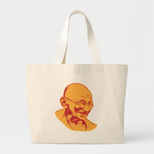 Mahatma Gandhi Portrait Canvas tas (Voorkant)