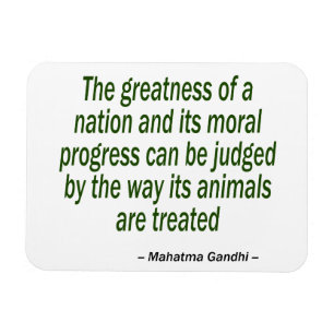 Mahatma Gandhi Quote Magneet