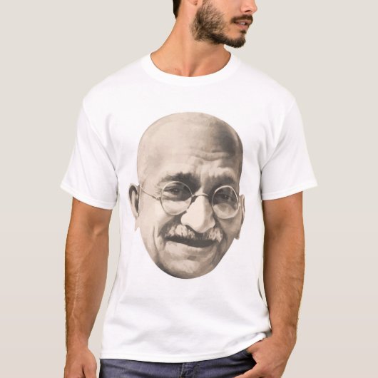 Mahatma Ghandi FACE T-shirt (Voorkant)