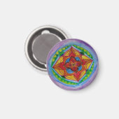 Mahdala Small, Aimant Rond De 3,2 Cm (Recto/Verso)