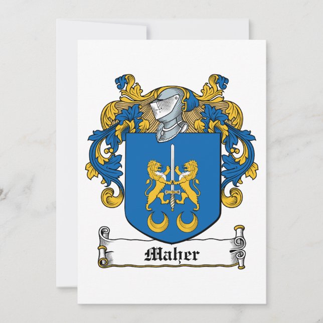 Maher Family Crest (Voorkant)