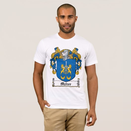 Maher Family Crest T-shirt (Voorkant volledig)