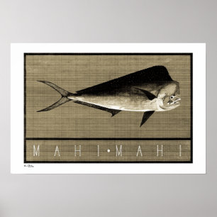 Mahi-Mahi  B&W-Posters, Prints en Lijsten