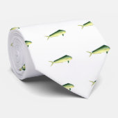 Mahi Mahi - Dolphin Fish Art Stropdas (Opgerold)