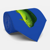 Mahi Mahi - Dolphin Fish - Dorado Stropdas (Opgerold)