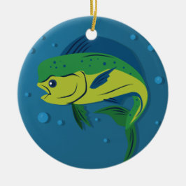 Mahi Mahi Keramisch Ornament