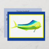 Mahi Mahi saltwater Kaart (Voorkant / Achterkant)