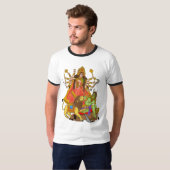 Mahishasur Mardini Durga T-shirt (Devant entier)