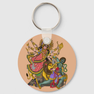 Mahishasura Mardini Sleutelhanger