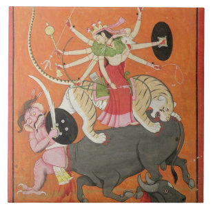 "Mahishasuramardini" uit de "Devimahatmya van Ma Tegeltje