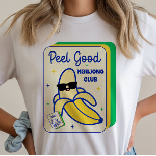 Mahjong Banaan Game Tegeltje T-Shirt