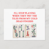 mahjong briefkaart (Voorkant)