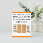 mahjong briefkaart (Staand voorkant)