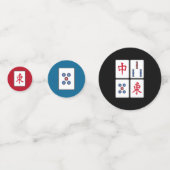 Mahjong Carreaux de jeu DesignTable Confetti (Devant)