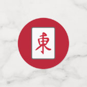 Mahjong Carreaux de jeu DesignTable Confetti (Petit recto)