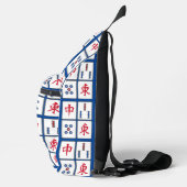 Mahjong Carreaux Design Sac à élingue (Droite)