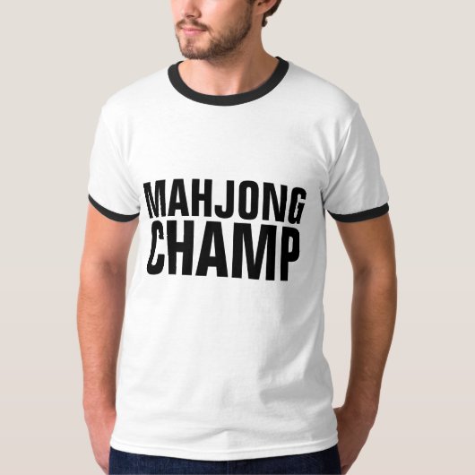 MAHJONG CHAMP T-SHIRTS (Devant)
