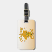 Mahjong Chick #10 Bagagelabel (Voorkant verticaal)