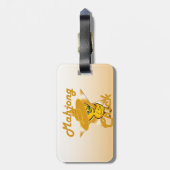 Mahjong Chick #10 Bagagelabel (Achterkant verticaal)