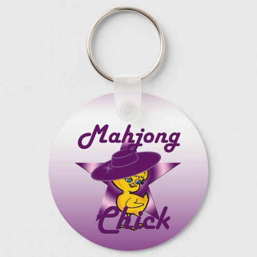Mahjong Chick #9 Sleutelhanger (Voorkant)
