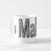 Mahjong Coffee Mug - Mahj! Koffiemok (Voorkant links)