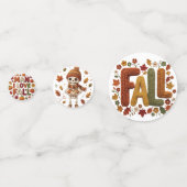 Mahjong + Confettis de Table Thématiques Automne (Derrière)