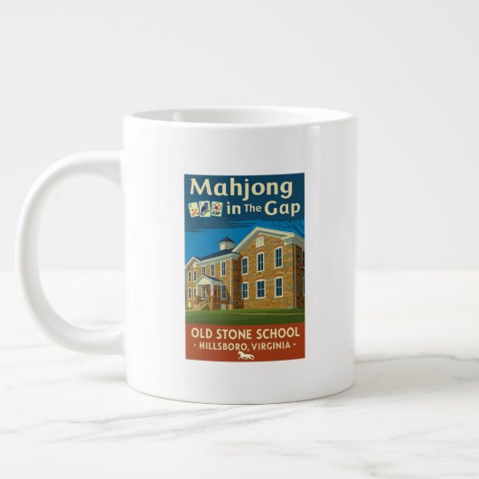 Mahjong dans l'écart - Jumbo Mug 20oz (Gauche)