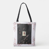 Mahjong de canvas tas met de rode draak (Achterkant)