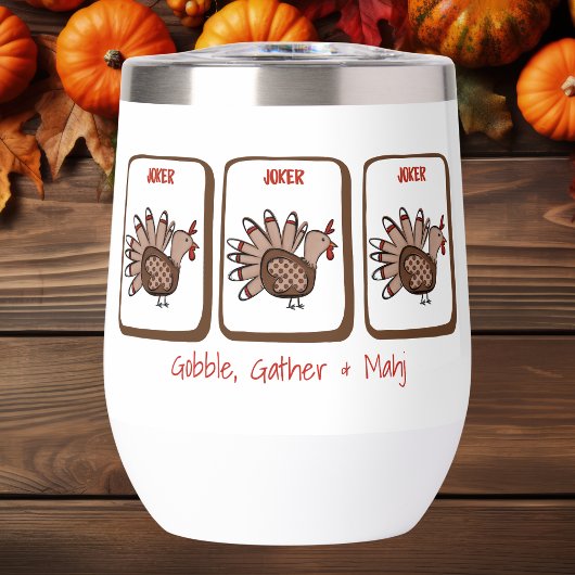 Mahjong de Thanksgiving Dinde Gobble, Gather & Mah