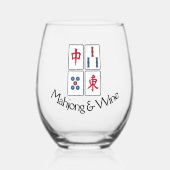 Mahjong Design Verre sans pierre (Recto)
