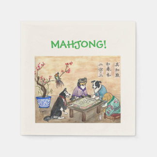 Mahjong Dogs - Servet