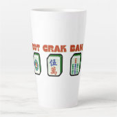 Mahjong Dot Crak Bam Latte Mok (Voorkant)