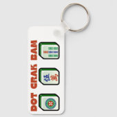 Mahjong Dot Crak Bam Sleutelhanger (Achterkant)
