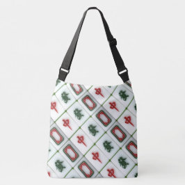 Mahjong dragons geluk crossbody tas