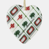 Mahjong Dragons Keramisch Ornament (Rechts)