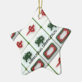 Mahjong Dragons Keramisch Ornament (Links)