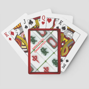 Mahjong-dragons Pokerkaarten