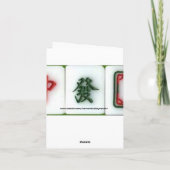 Mahjong-draken Kaart (Achterkant)