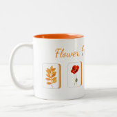 Mahjong Flower Tiles Mug (Gauche)
