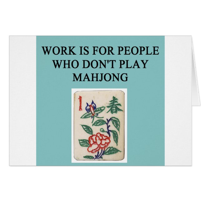 mahjong game player (Voorkant Horizontaal)