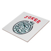 MahJong game symbol Joker tile Tegeltje (Zijkant)